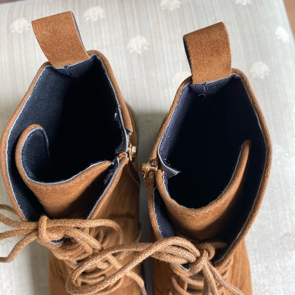 SHEIN EUC Brown Suede Ankle Boots - Picture 10 of 15